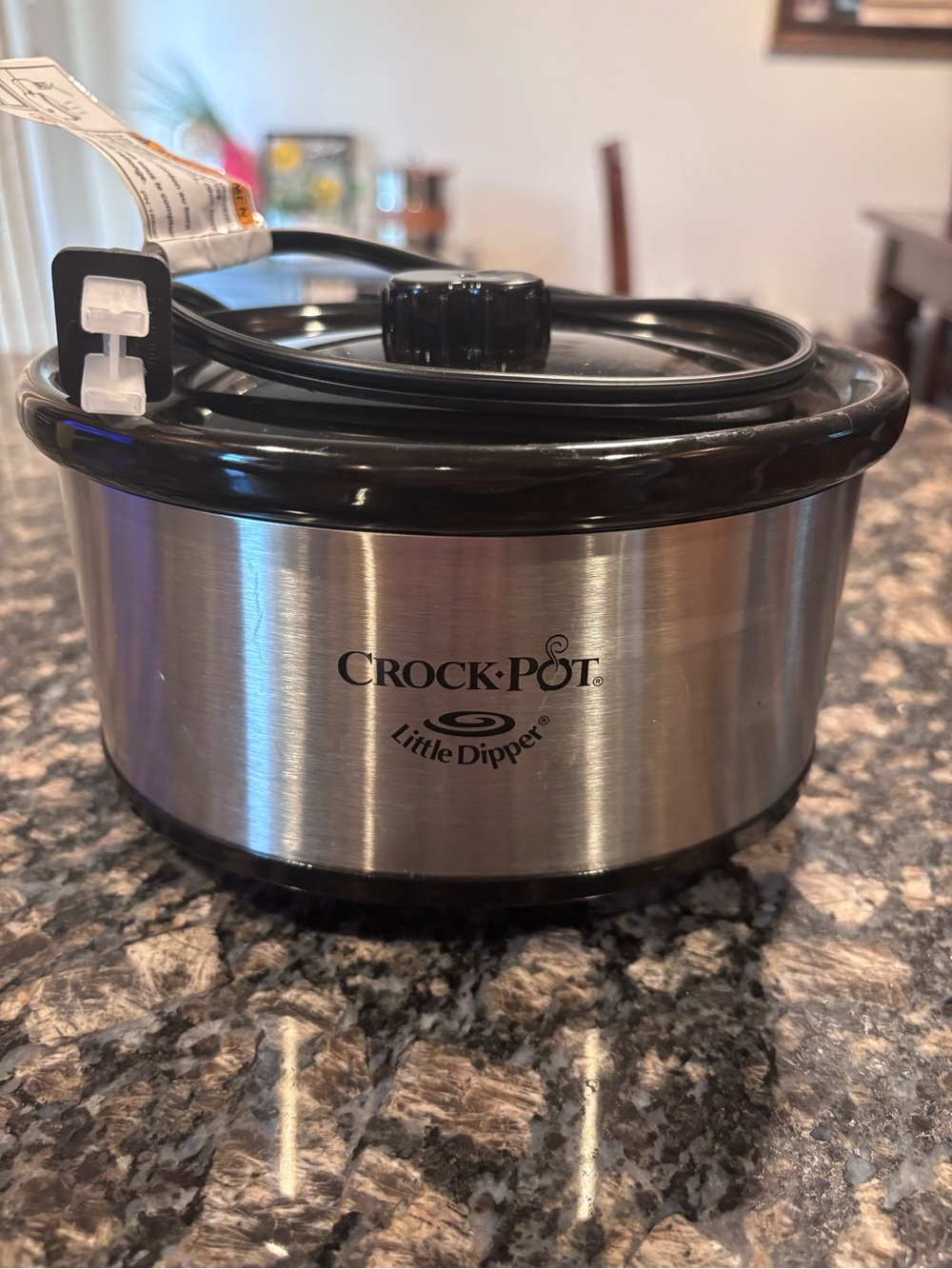 Crock-Pot Little Dipper Stainless Steel Mini Slow Cooker - Black